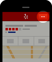 Button für weitere Optionen Geschäftsinhaber-App iPhone